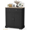 Modern Buffet Cabinet with 3 Doors & Drawers - Coffee Bar Storage for Kitchen, Dining Room or Bathroom - 2 of 4