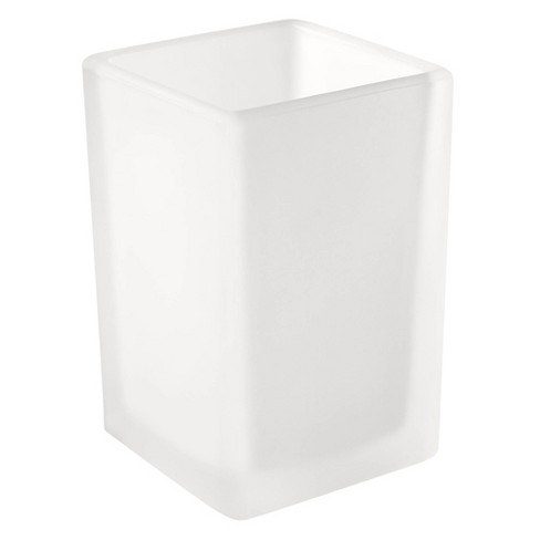 Frosty Glass Soap Dish Bathroom Tumbler White - Allure Home Creations :  Target