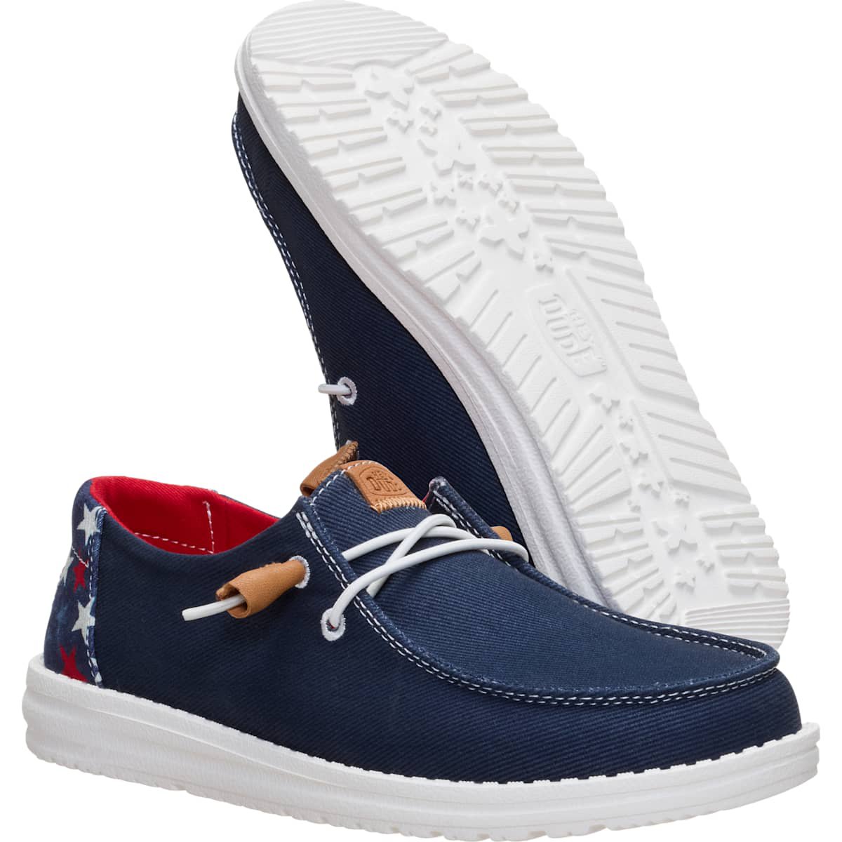 Обувь HEYDUDE Women Wendy Americana Stars, 4thof July Patriotic Shoes , Navy, W7 — фото 4