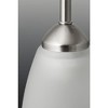 Progress Lighting Gather 2-Light Inverted Pendant, Brushed Nickel, Etched Glass Shade - 3 of 3