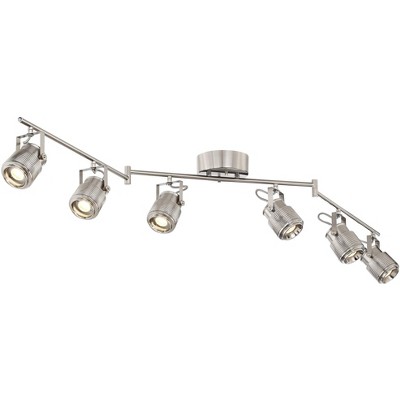 Pro Track Ripple 6-Light Satin Nickel LED Track Kit Light