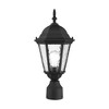 Livex Lighting Hamilton 1 - Light Post Light in  Textured Black - 2 of 4