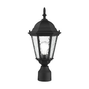 Livex Lighting Hamilton 1 - Light Post Light in  Textured Black - 1 of 4