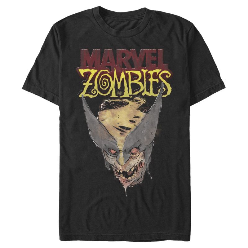 Men's Marvel Zombies X-Men Wolverine Face T-Shirt, 1 of 5
