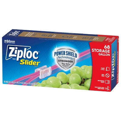 Ziploc Storage Slider Gallon Bags