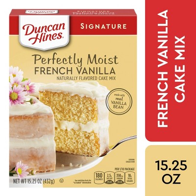 Duncan Hines Moist Deluxe French Vanilla Premium Cake Mix - 15.25oz
