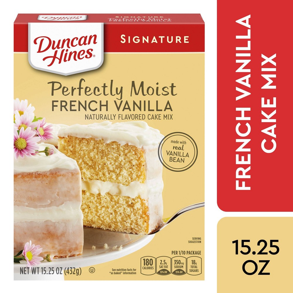 UPC 644209412808 product image for Duncan Hines Moist Deluxe French Vanilla Premium Cake Mix - 15.25oz | upcitemdb.com