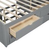 YOOCOZZ Full Size Wooden Daybed with Integrated Cabinet and Shelf - 4 of 4