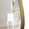 GlasFlength Decorative Wall Mirrors 24*43.3 Inch Bathroom Mirror Modern Wall Decor, Unique Style, for Entryway, Bedroom,Living Room, Washroom, Brown - 2 of 4