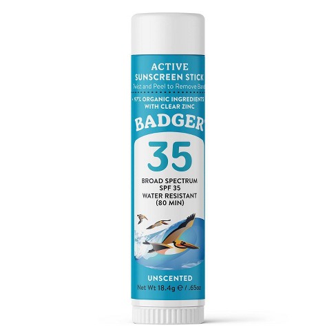 Badger Sport Mineral Sunscreen Face Stick - SPF 35 - 0.65oz - image 1 of 4