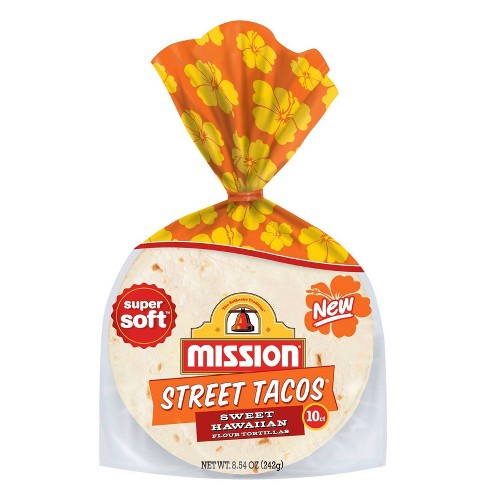 Mission Street Taco Size Hawaiian Tortillas - 8.54oz/10ct : Target