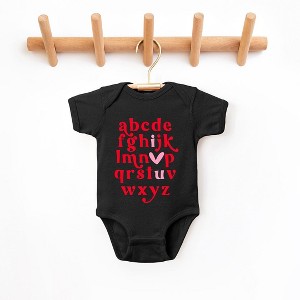 The Juniper Shop Vday Alphabet Baby Bodysuit - 1 of 2