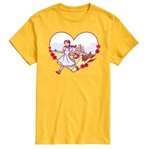 Men's - Wizard of Oz - Dorthy And Toto Heart Short Sleeve Graphic T-Shirt - 1 of 4