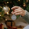 Northlight 40ct Pale Pink Clear Finish Glass Christmas Ball Ornaments - 1.5" (40mm) - image 2 of 2