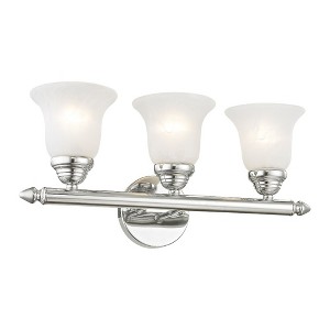 Livex Lighting Neptune 3 - Light Vanity in  Polished Chrome - 1 of 1