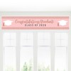 Big Dot of Happiness Rose Gold Grad - 2026 Graduation Party Decorations Party Banner - 4 of 4