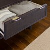 Hatteras Modern Boho 4-Drawer Dresser with Solid Wood & Natural Rattan Accents-Teamson Home - 4 of 4