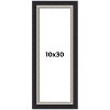 PosterPalooza | Panoramic Embellished Black Picture Frame - UV Acrylic, Foam Board Backing, Hanging Hardware - 2 of 4