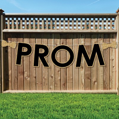 Big Dot of Happiness Prom - Large Prom Night Party Decorations - Prom - Outdoor Letter Banner