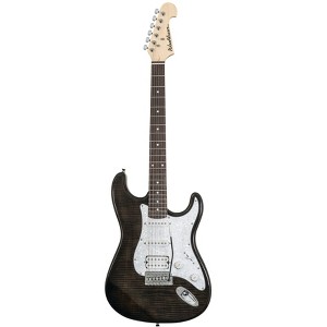 Washburn SDFTB Sonamaster Deluxe Electric Guitar, Transparent Black - 1 of 4