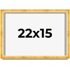 PosterPalooza | Minimalist Shadow Box Gold Picture Frame - UV Acrylic, Backing Board, Hanging Hardware - 2 of 4