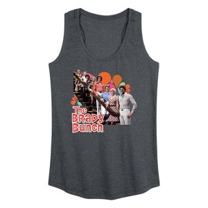 Women's - The Brady Bunch - Family Photo Graphic Racerback Tank - 1 of 4