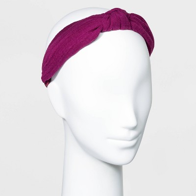 Gauze Knot Headband - Universal Thread™  Purple