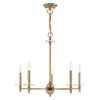 Livex Lighting Bennington 5 - Light Chandelier in  Antique Brass - 2 of 4