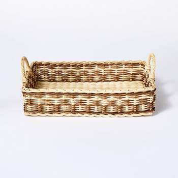 Woven Recta Checker Gathering Tray - Threshold™ designed with Studio McGee