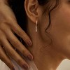 Dangle Earrings for Women 14K Gold Plated Dangly Dangling Earrings Dainty Trendy Drop Hypoallergenic Square - 2 of 4