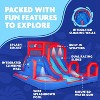 Sunny & Fun Mega Climb N’ Go Inflatable Water Slide Park with Climbing Wall & Pool - Red/Blue - 2 of 4