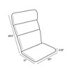 ARDEN Outdoor Rocking Chair or Adirondack Cushion, 20 x 17, Water Repellent, Fade Resistant 17 x 20 - 2 of 4
