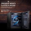 Ivation 12-Bottle Compressor Freestanding Wine Cooler Refrigerator - Black - 4 of 4