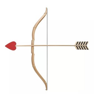 California Costumes Mini Bow and Heart Arrow Adult Costume Accessory - 1 of 4