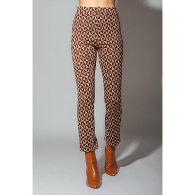 Women's Printed Leggings Fit Pants - VERY J