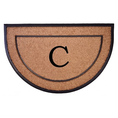 Calloway Mills 106573048C The General Monogram Doormat 30 In. x 48 In. Letter C