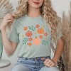 Simply Sage Market Women's Pastel Pumpkins Short Sleeve Graphic Tee - 2 of 4