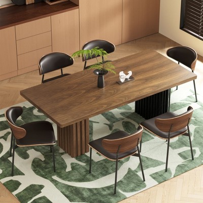 Gaoyangjiaju 70.8 Inch Modern Dining Table for 6 - 8 People