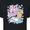 Women's - Disney - Alice In Wonderland Cropped Graphic T-Shirt - 2 of 4