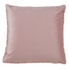 SARO Lifestyle 18" Faux Fur Pillow Poly Filled Pink: Contemporary Square Indoor Decor Zipper Closure - 2 of 3