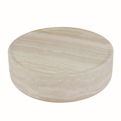NicBex Modern 31.49" Round Coffee Table with Fiberglass Frame for Living Room and Office