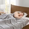 Gulches Brown Carved Microvelour Plush 108x90 Blanket 1 Piece - 3 of 4