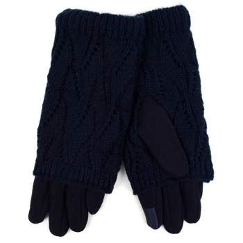 Women's Double Layer Knitted Touch Screen Winter Gloves