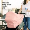 KeaBabies Car Seat Cover for Babies, Multi-Use Nursing Cover, Infant Carseat Cover, Breastfeeding Cover, Stroller Cover - 4 of 4
