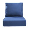Buenhomino 6-inch Outdoor Cushion Set, 24"x24" Replacement Water Resistant Zippered Cushion for Chairs，8 Colors - 4 of 4