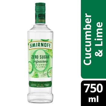 Smirnoff Zero Sugar Infusions Cucumber & Lime Vodka - 750ml Bottle