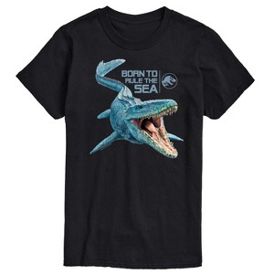 Men's - Jurassic Park - Born To Rule The Sea Short Sleeve Graphic T-Shirt - 1 of 4
