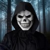California Costumes White Skull Light-Up Adult Costume Mask - 4 of 4
