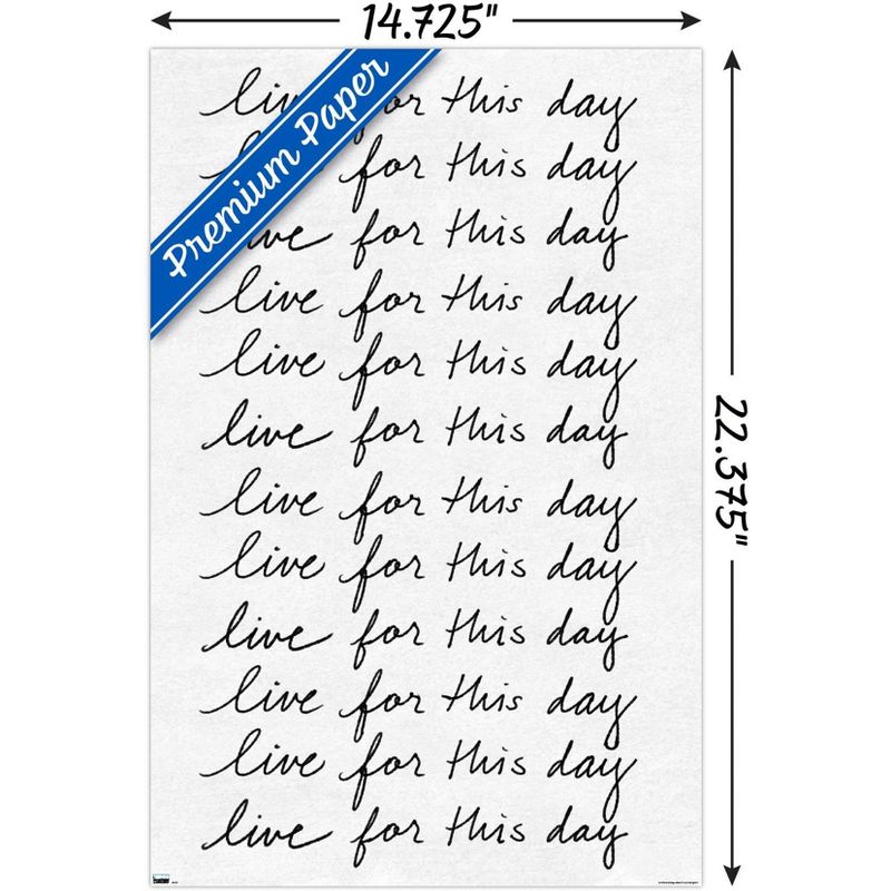 Trends International Ali Zoe - Live for This Day Unframed Wall Poster Prints, 3 of 7