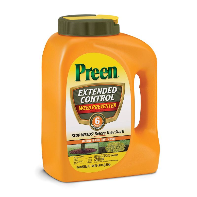 Preen Extended Control Weed Killer Herbicide - 4.93lbs, 4 of 9